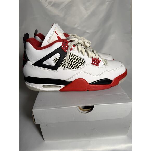 Air Jordan 4 Retro OG Mid Fire Red 2022 Size 13 Men’s DC7770-160 - Picture 1 of 10